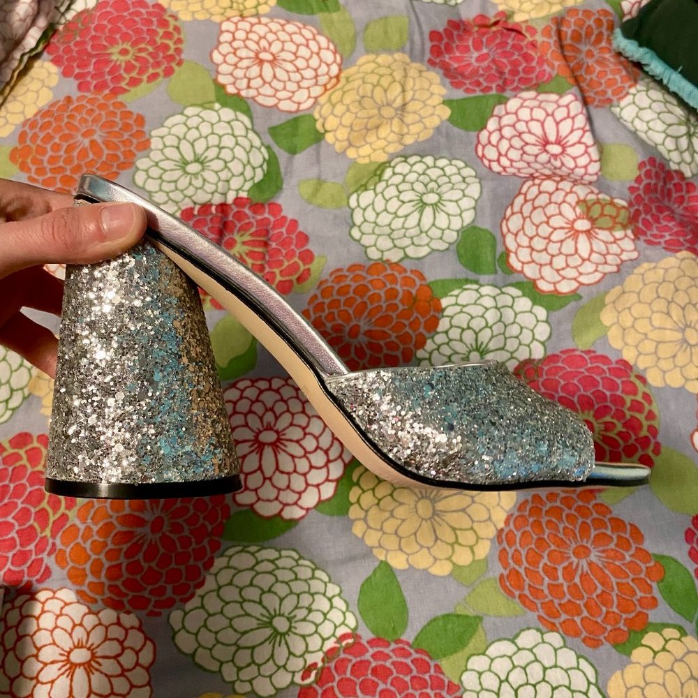 Nine West Excit Heeled Slide Sandals NEW